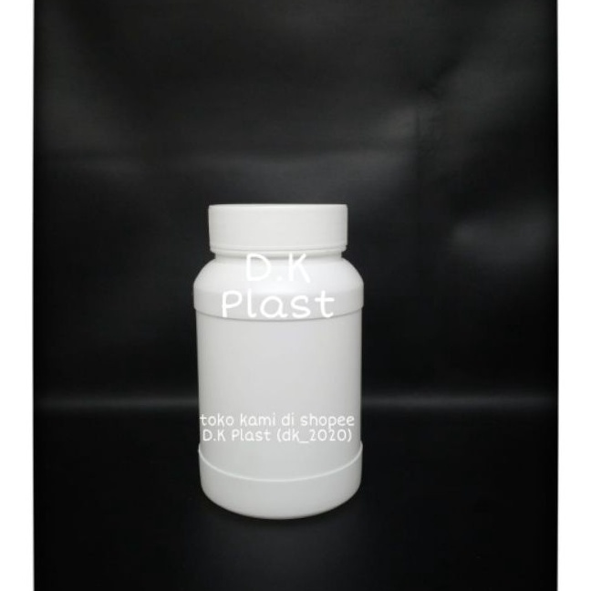 KF7 Botol Lem Fox Bulat 5gr Toples Botol Obat Kapsul Botol Plastik HDPE ISI 1 PCS