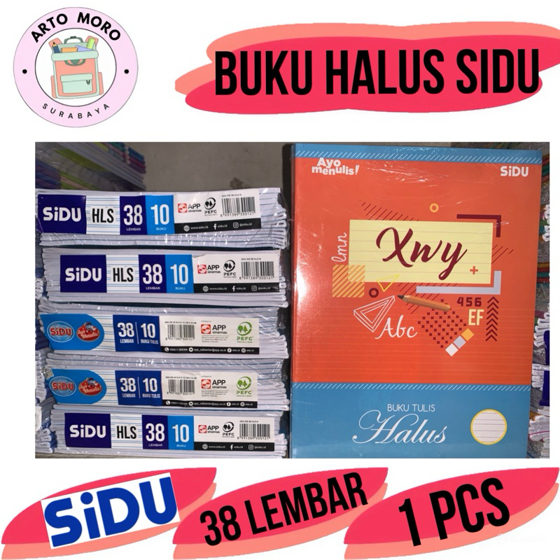 

BUKU HALUS SIDU 38 LEMBAR (1 PCS) READY STOCK SURABAYA