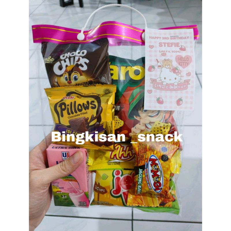 

Snack Ulang Tahun Anak Kemasan Premium free card snack Lomba snack lebaran
