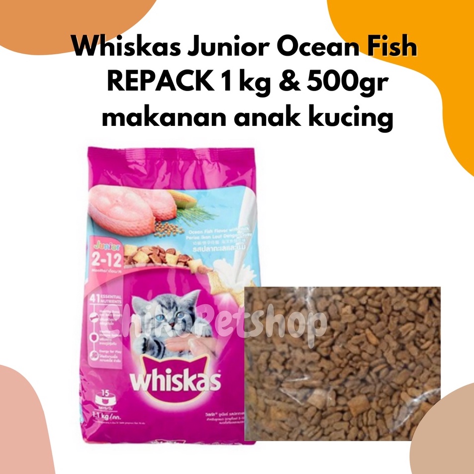 Diskon Istimewa  Makanan Kucing WHISKAS JUNIOR OCEAN FISH MILKY 5gr  WHISKAS JUNIOR OCEAN FISH 5gr