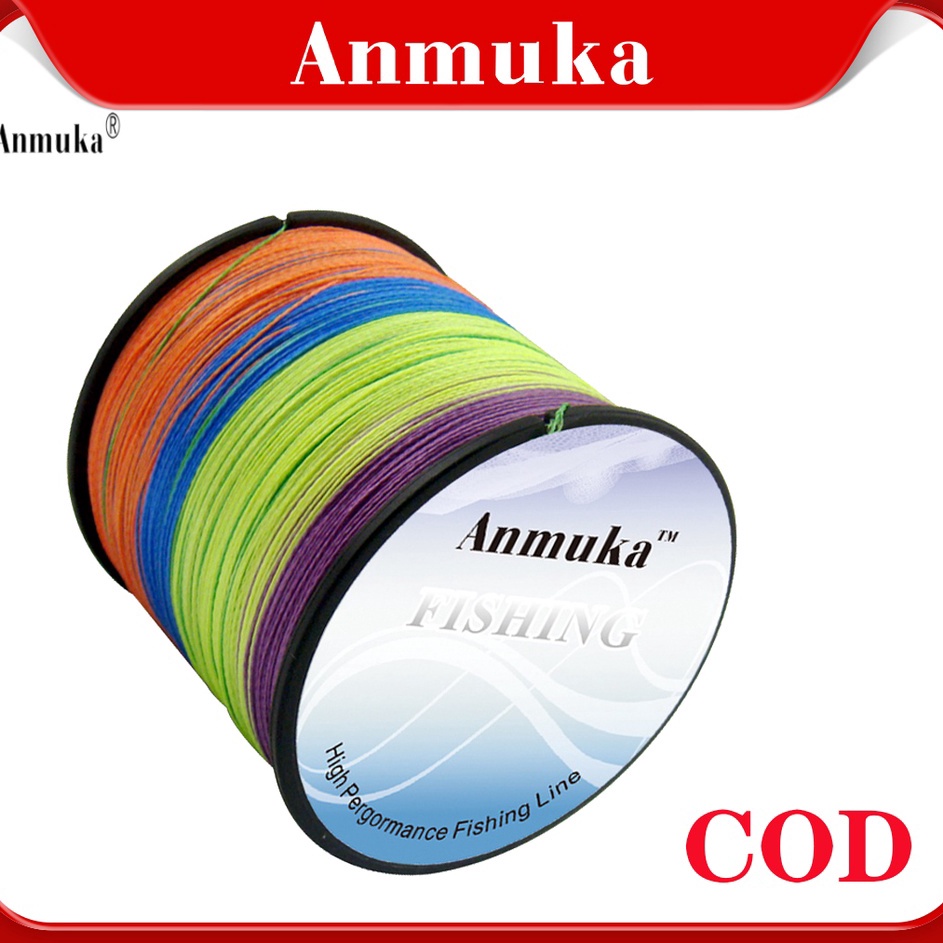 Garansi Tidak Rusak  Anmuka Senar Pancing Braided 1 Meter 1 Warna Super Kuat 3M Dyneema Kepang Multi