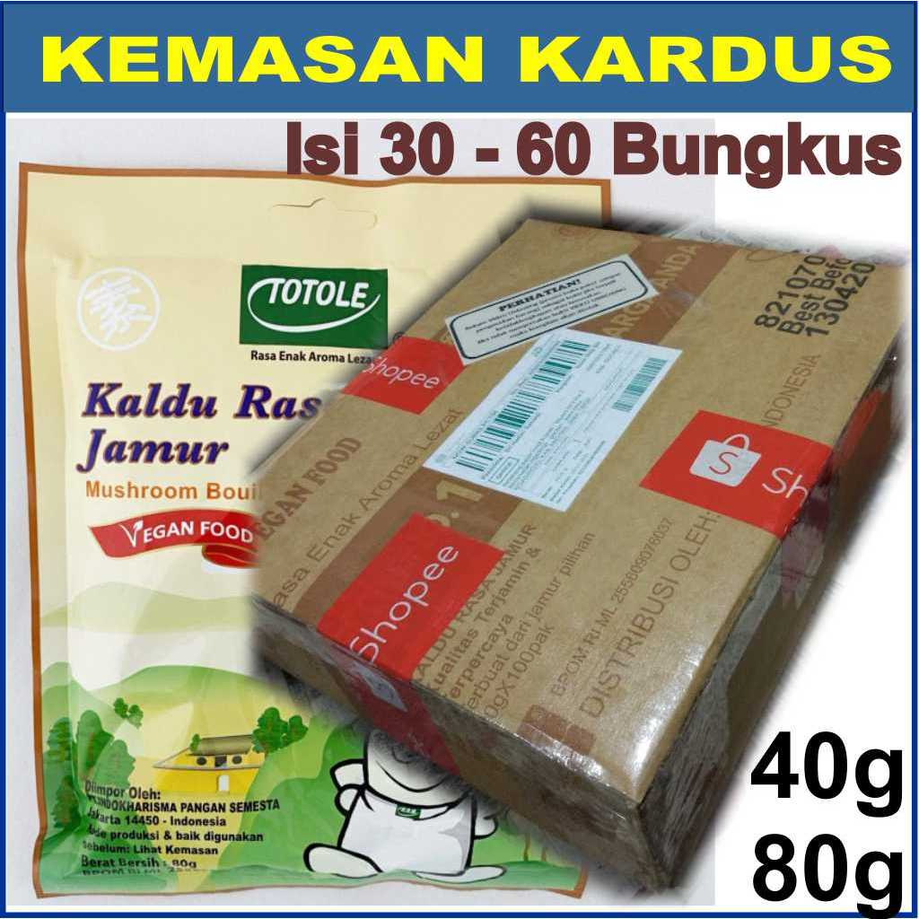 

Totole Kaldu Jamur 40 80 gram gr g 1 dus kardus karton (C)