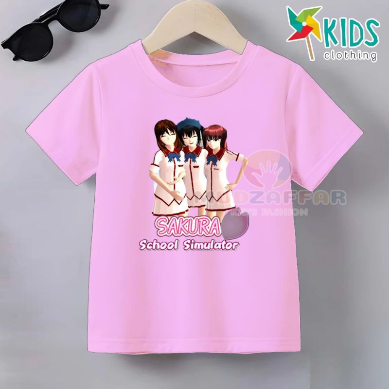 BAJU KAOS ANAK SAKURA SCHOOL SIMULATOR KAOS ANAK SAKURA SCHOOL SIMULATOR