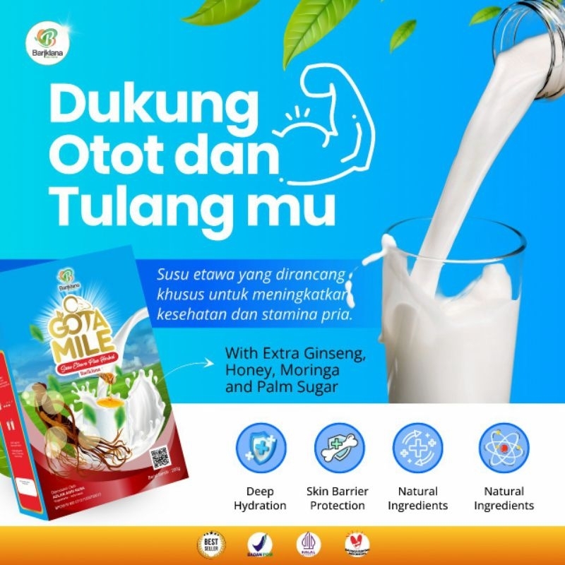 

Gotamile Susu Kambing Etawa plus Ginseng Madu Daun Kelor Gula Aren 200gr