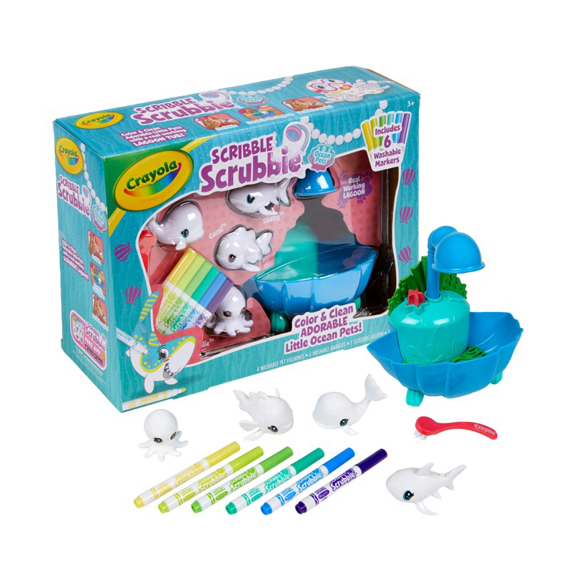 

Crayola Scribble Scrubbie Ocean Lagoon Toy Set