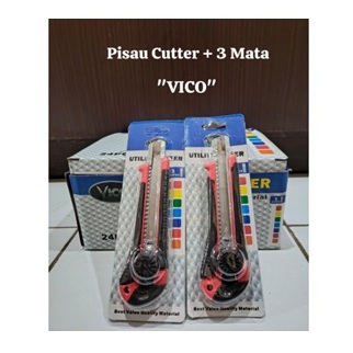 

CUTTER VICO + 3 MATA PISAU