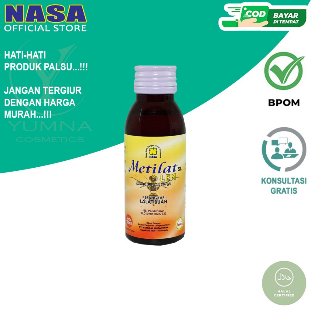 Metilat NASA LEM Lalat Perangkap Serangga Buah