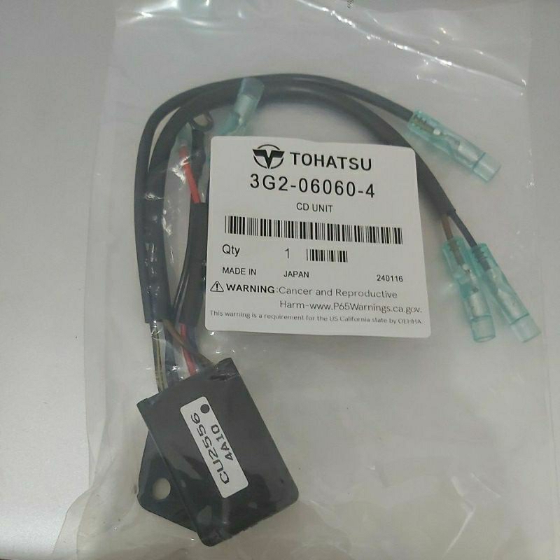 CDI mesin tempel Tohatsu 18 pk. Asli. Ada 6 kabel.