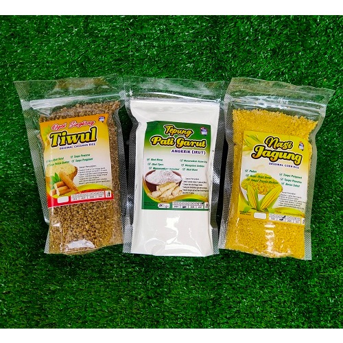 

Promo Paket Hemat Nasi Jagung - Oyek Tiwul dan Pati Irut