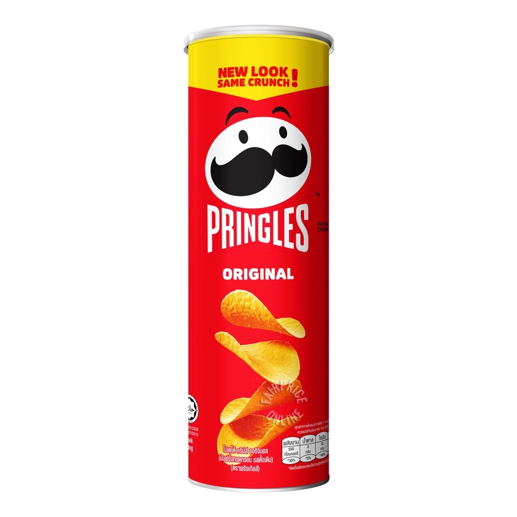 

PRINGLES ORIGINAL 107 G POTATO KENTANG / KERIPIK KENTANG