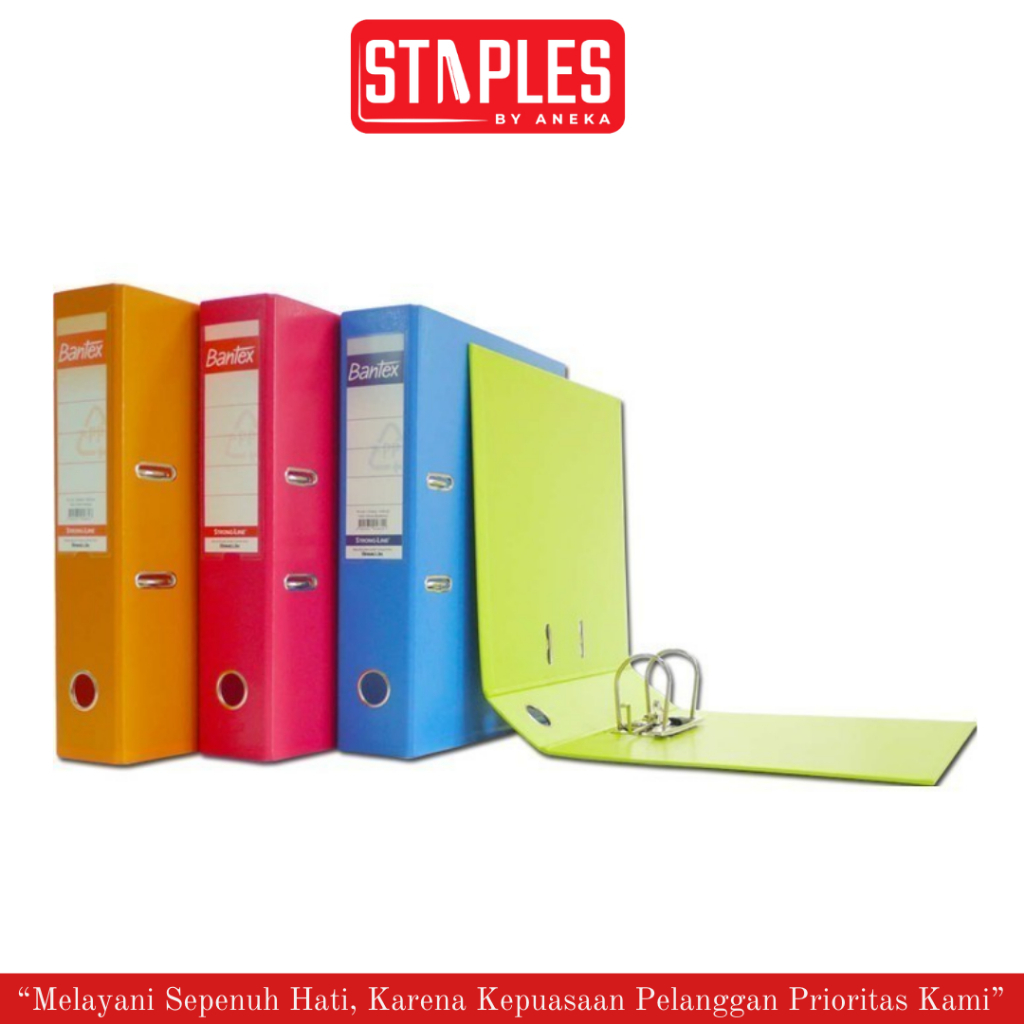 

Bantex Ordner Folio / Ordner F4 1465 Warna / Arsip Dokumen