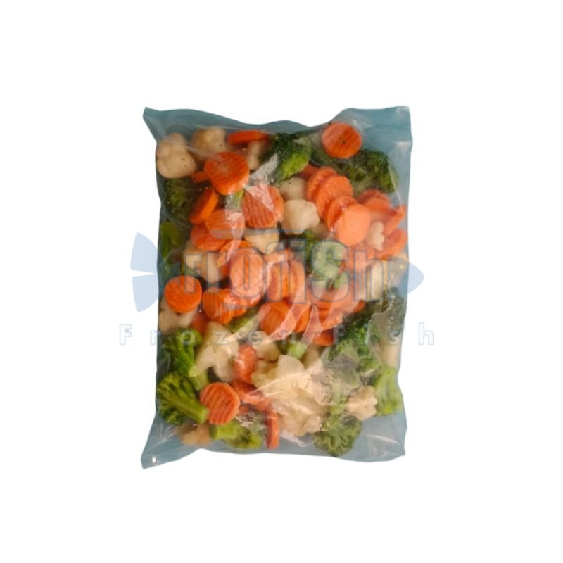 

Sayur Capcay Mix California (Wortel, brokoli, kembang kol) Frozen 1Kg