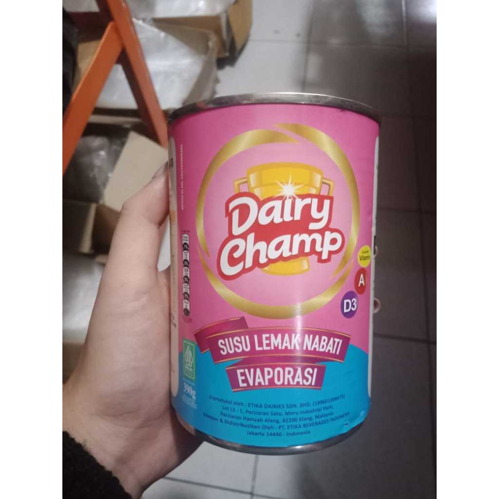 

DAIRY CHAMP SUSU EVAPORASI 390GR