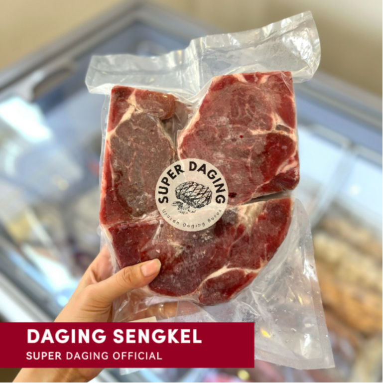 Daging Sapi Sengkel Impor / Beef Shank - Super Daging Palembang