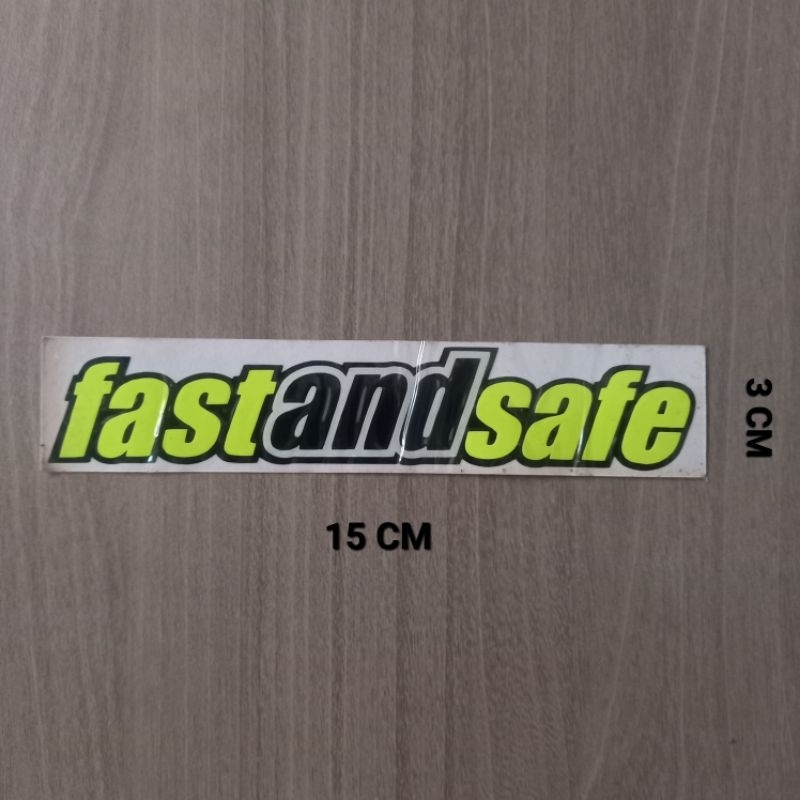

STIKER CUTTING FAST AND SAFE UKURAN KECIL