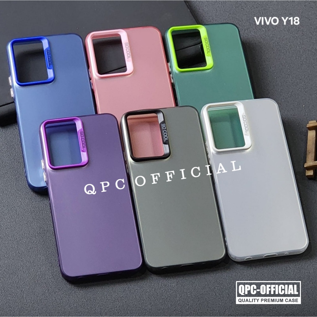 Case Vivo Y18 Case IMD Hologram Case Hybrid Vivo Y18
