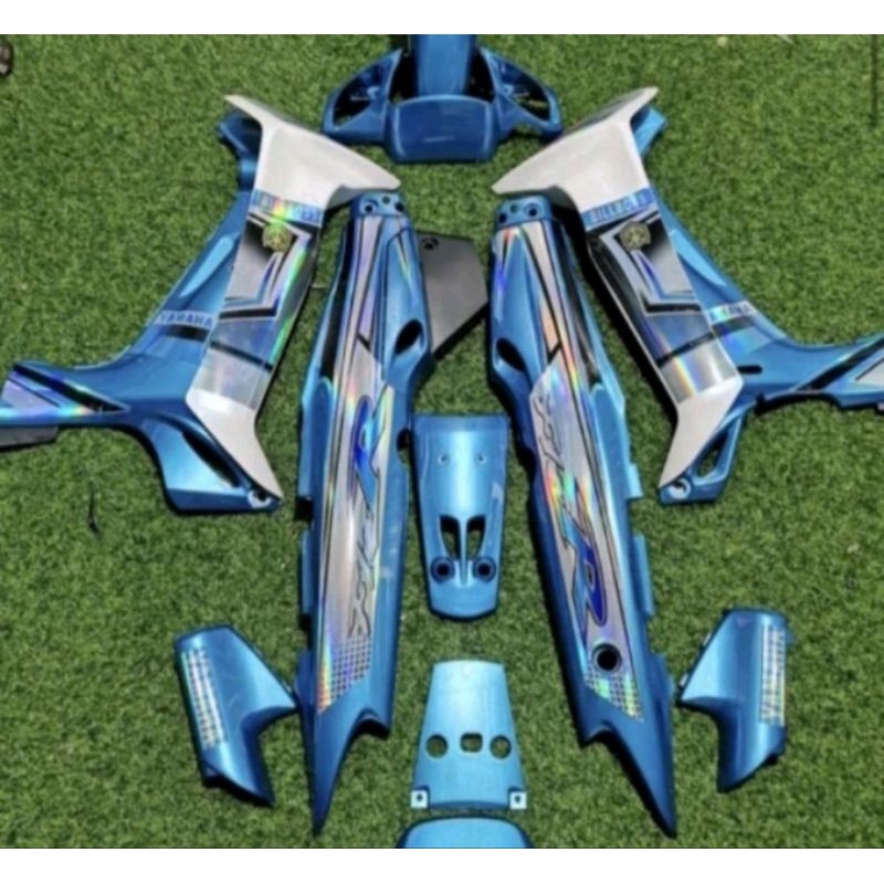 STRIPING FIZR VARIASI BIRU CUSTOM HOLOGRAM