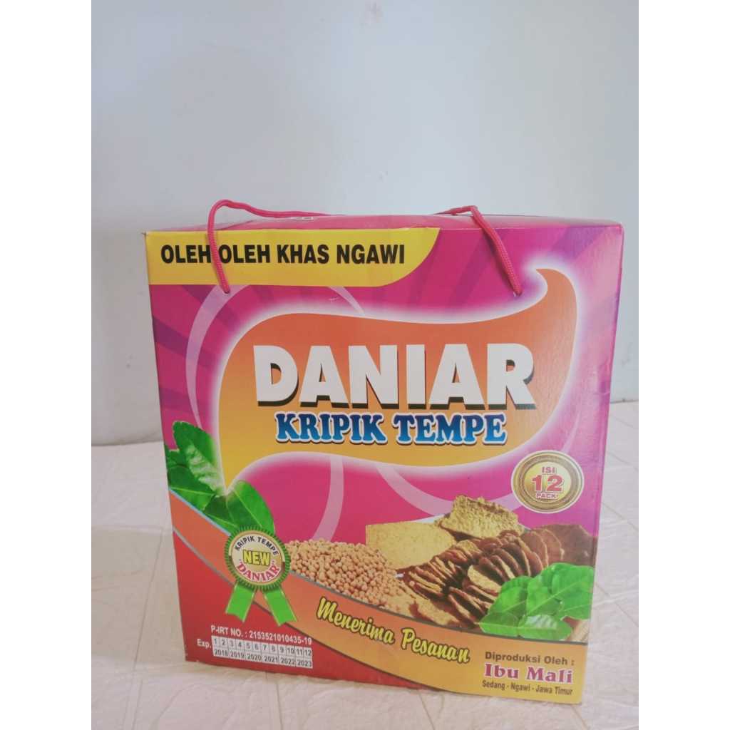 

KERIPIK TEMPE DANIAR ASLI NGAWI KERIPIK TEMPE PALING ENAK, RENYAH RURIH Keripik tempe merupakan Oleh-Oleh Khas Kota ngawi. Keri
