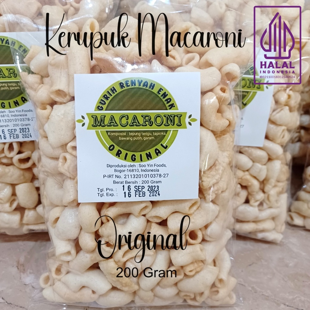 

Kerupuk Macaroni Enak Gurih Renyah 200 Gram