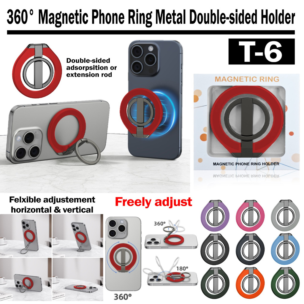 Ring Holder Magnetic / Ring Holder Magnet HP Metal Double sided Holder / Magnetic Phone Ring Holder 