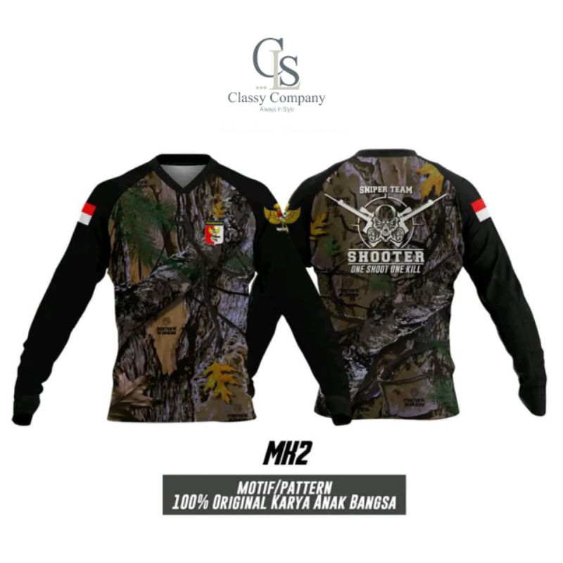 Jersey hunting camo / baju camo berburu / kaos jersey hunting berburu || MK3