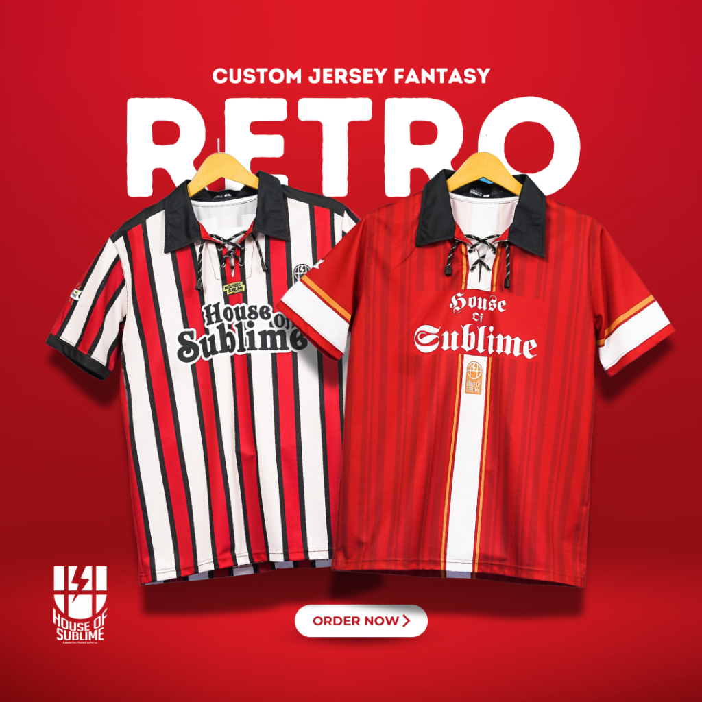 Jersey Retro BUNDLING PACKAGE 2Pcs Vintage Blokecore Outfit Unisex