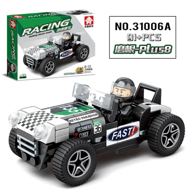 Mobil Morgan Model Block Brick Bangunan Partikel Kecil Mainan Anak-Anak (Lego)