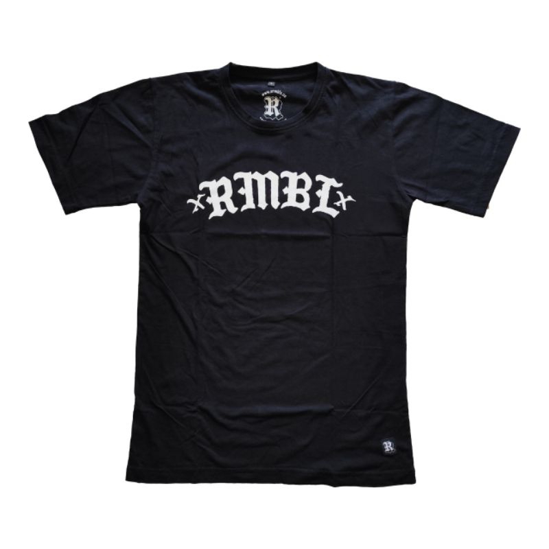 RMBL KAOS / TSHIRT XRMBLX TEXT BLACK / TS XRMBLX BK