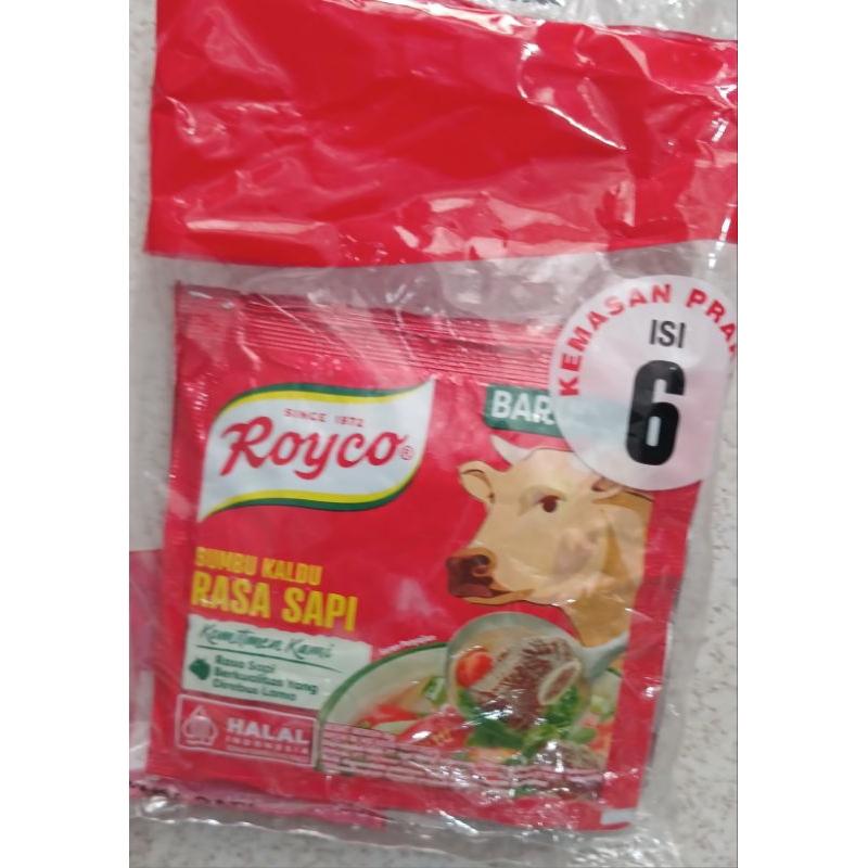 

Royco bumbu kaldu sapi 8gx6