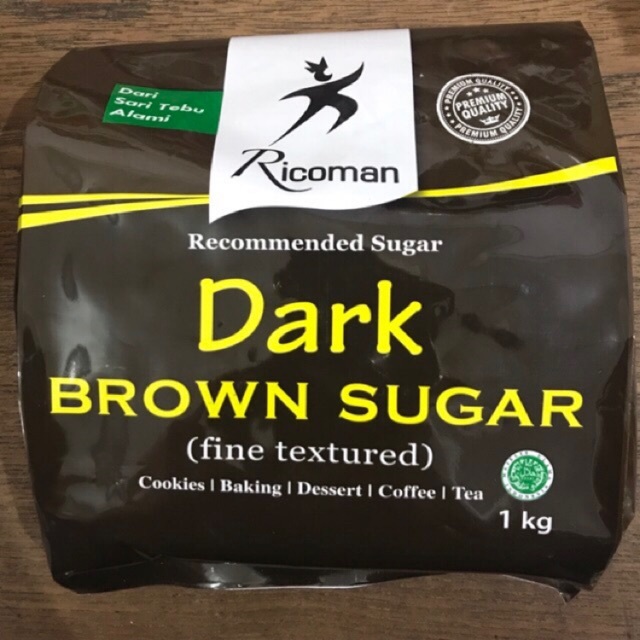 

Dark Brown Sugar Ricoman 1kg