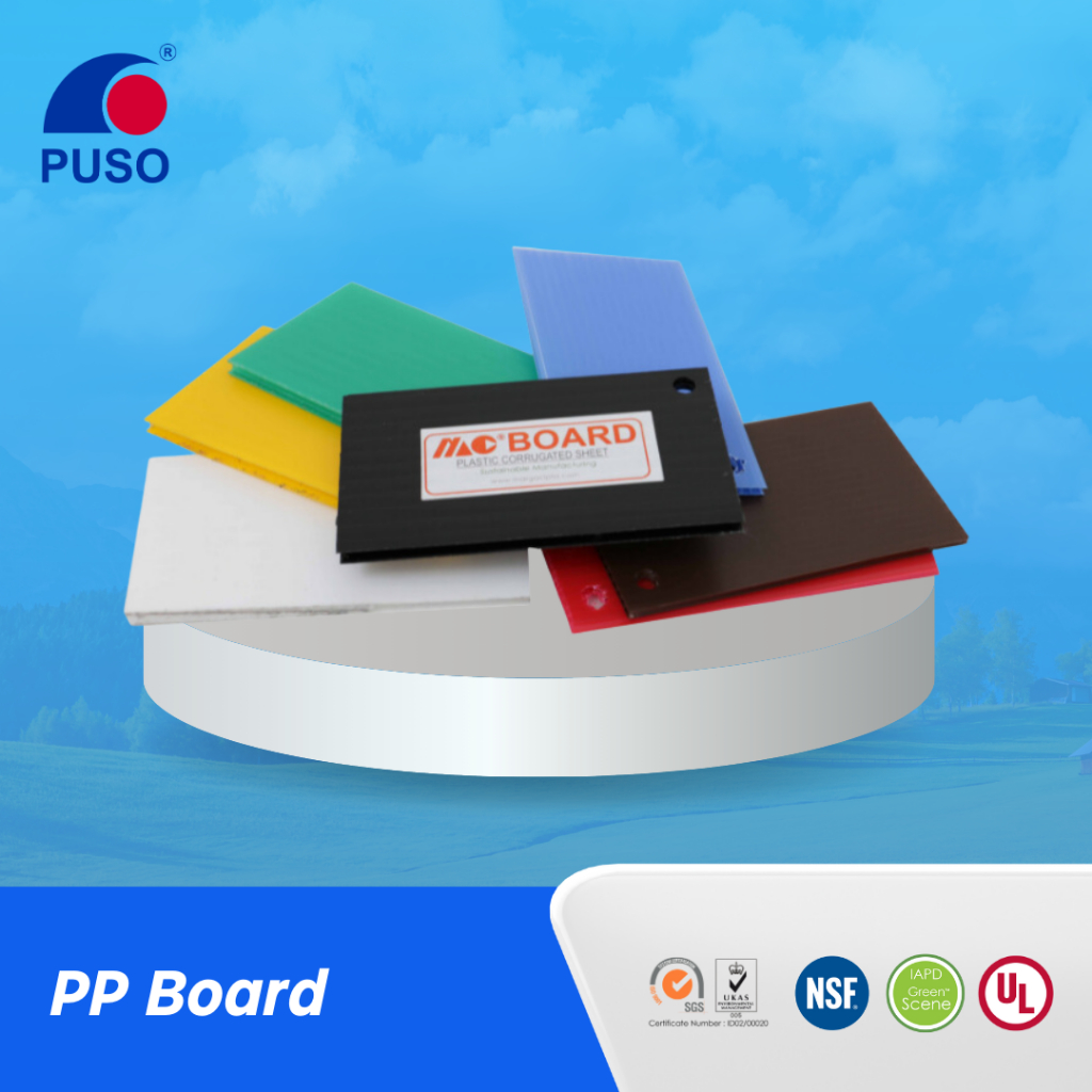 

MC® PP Board tebal 5mm uk 125cm x 150cm (isi 10 lebar) | Karton Plastik | Corrugated