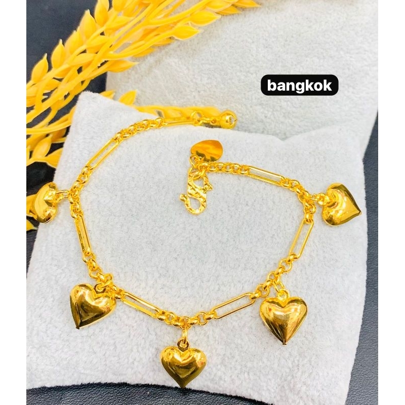 Gelang wanita gelang emas bangkok model love