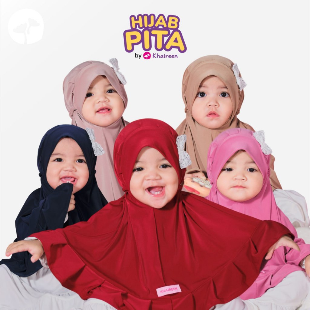 KHAIREEN Hijab Pita (Etalase 2) Hijab Anak Jersey Hijab Daily Anak