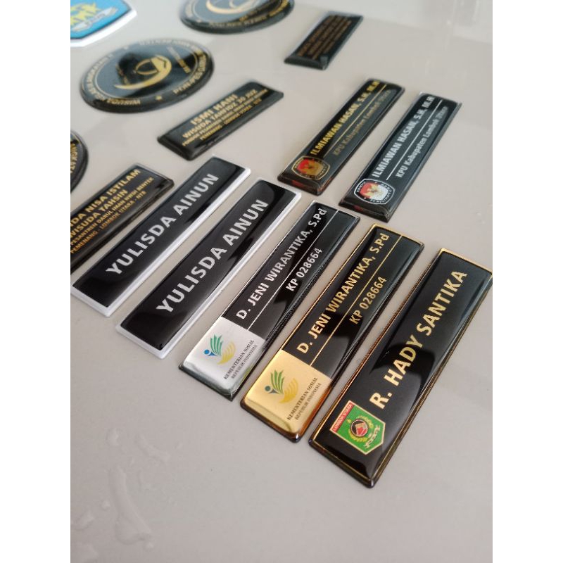 

Name Tag Akrilik Resin