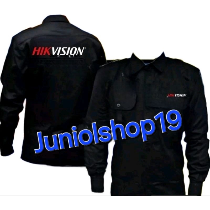 KEMEJA HIK VISION/SERAGAM PDL HIK VISION/SERAGAM HIK VISION/KEMEJ COSTUM BORDIR