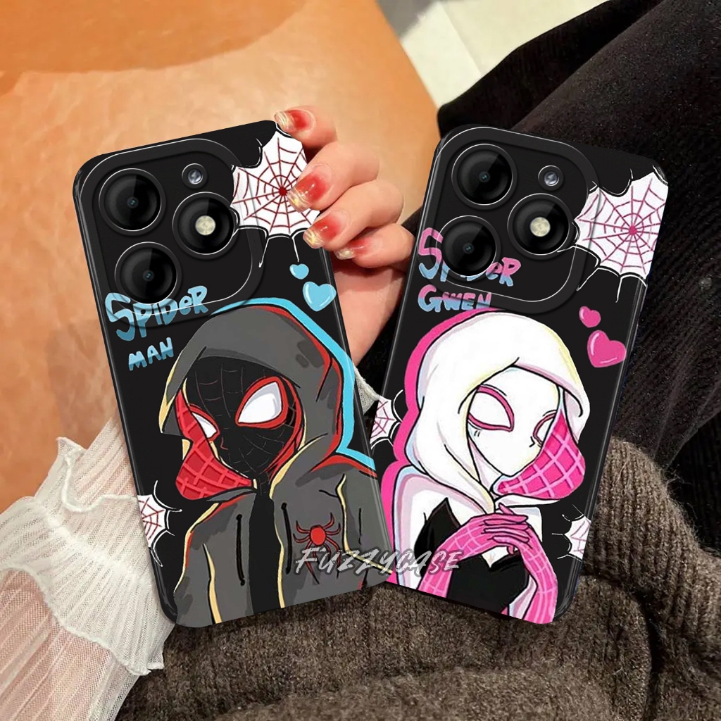 CASE COUPLE SPIDERMAN SAMSUNG A05 A05S A04 A04S A04E A13 A14 A15 A52 A53 A54 SOFTCASE - CASE HP