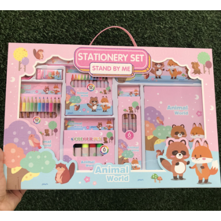 

Stationary Set Big Peralatan Sekolah Anak Alat Tulis Set Perlengkapan Sekolah Anak Kado Ulang Tahun Anak