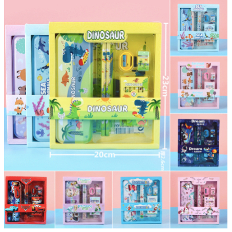 

Stationary Set 7 in 1 Karakter 8015 / Paket Kaleng Pensil Alat Tulis Set + Crayon