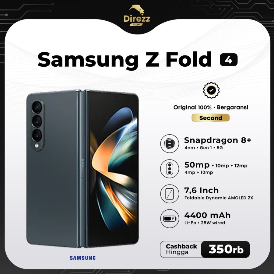 SEIN Samsung Galaxy Z Fold 4 5G 12/256 12/512 12/1TB Second Original