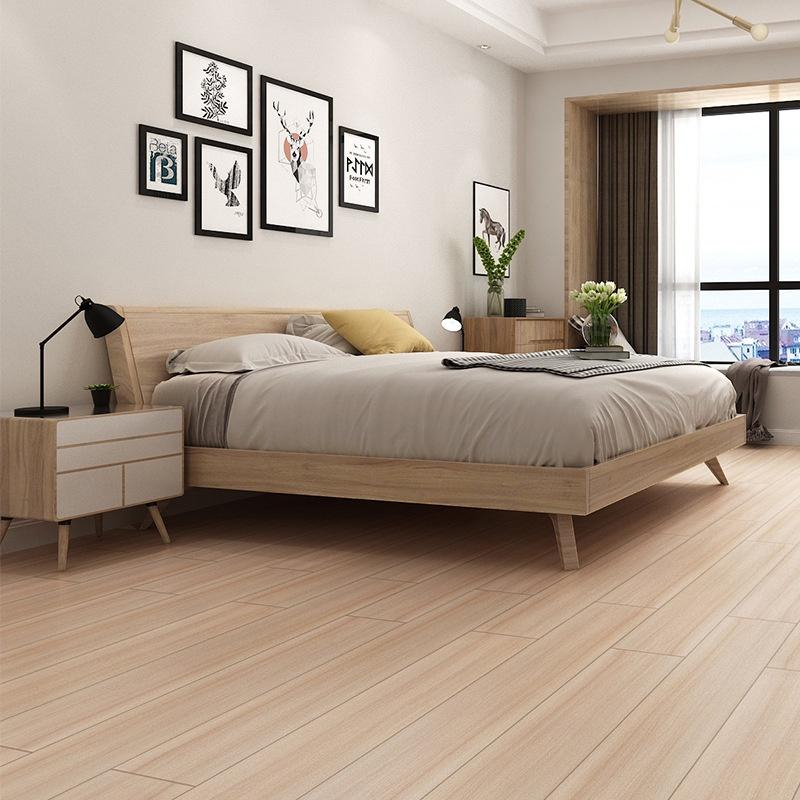 Lantai Vinyl / Sticker Vinyl Lantai PVC lem / Foam Stiker Lantai Kayu Parket 91.5cm x 15,2cm