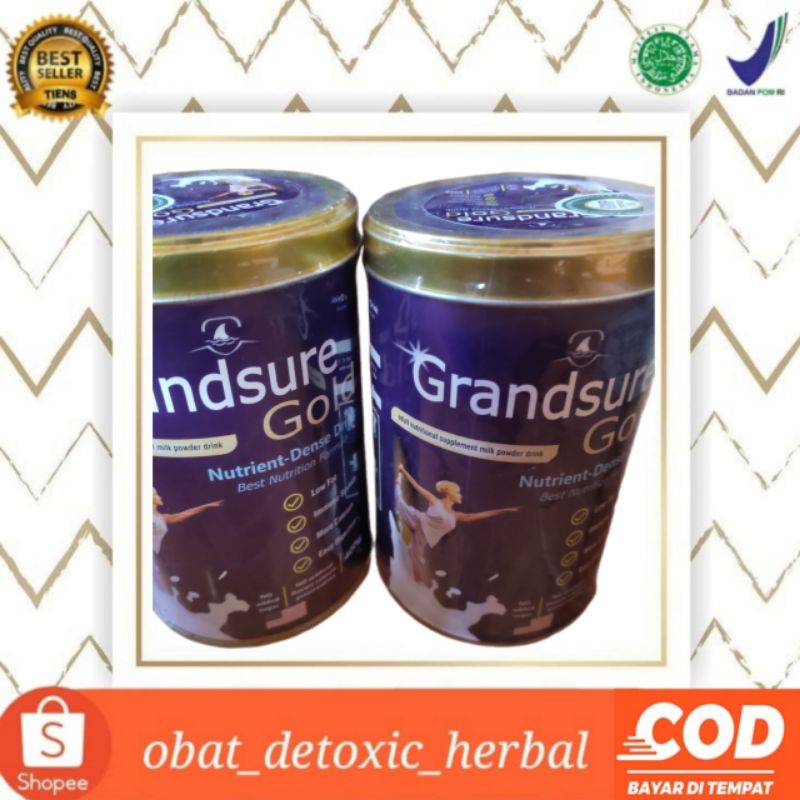 

GRANDSURE GOLD ORIGINAL SUSU NYERI TULANG DAN SENDI OSTEOPOROSIS
