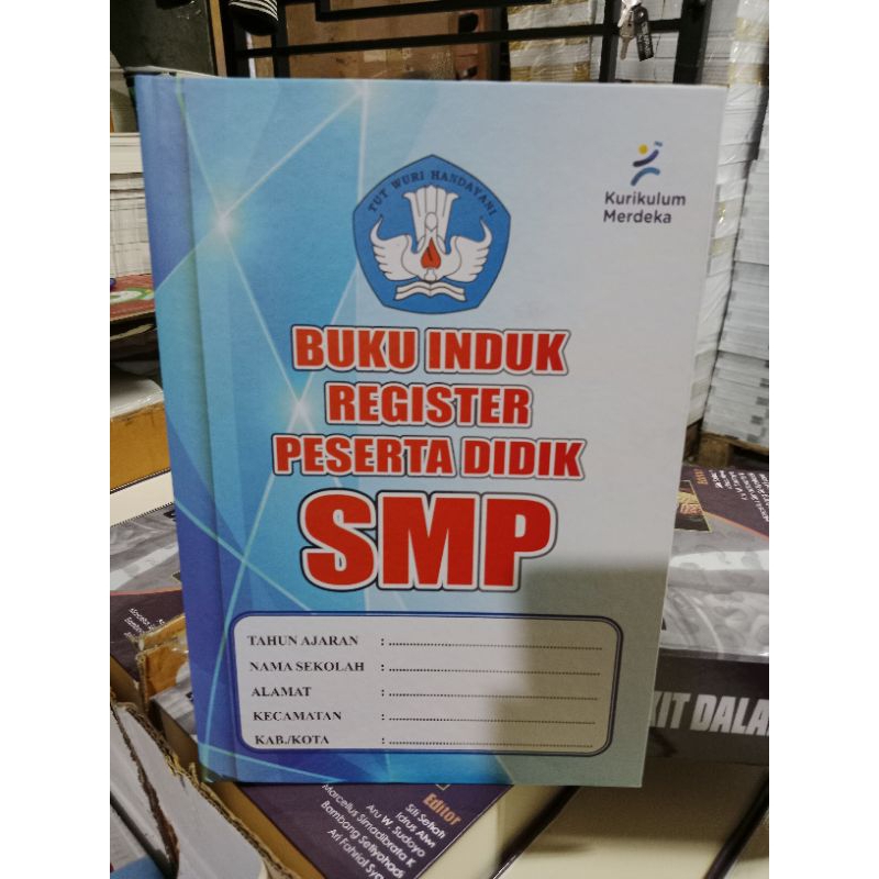 

buku induk register peserta didik smp kurikulum merdeka