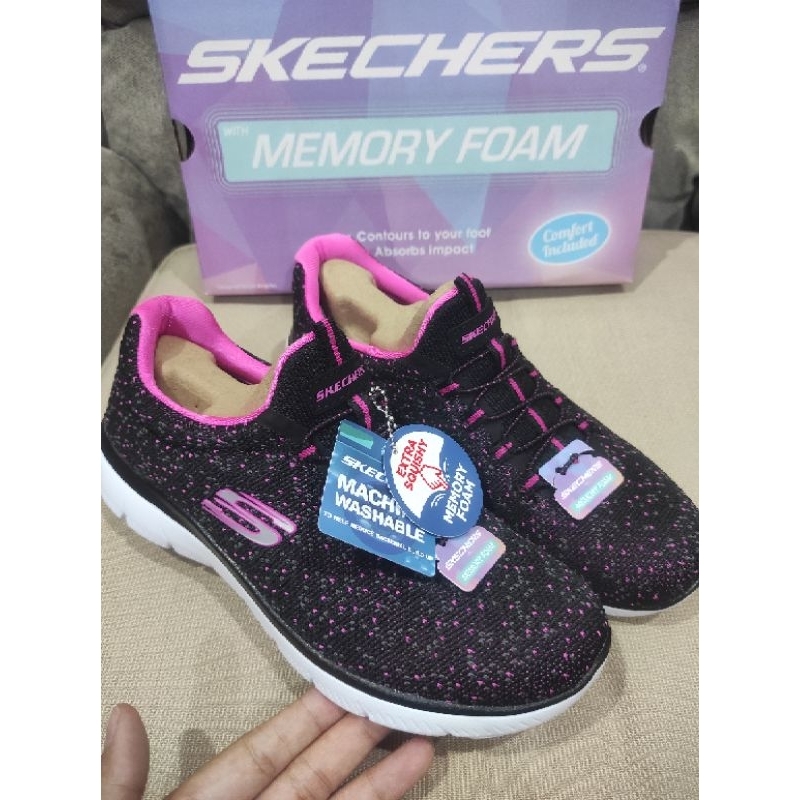 Sepatu Skechers Wanita ORIGINAL SKECHERS SLIP-INS TERBARU