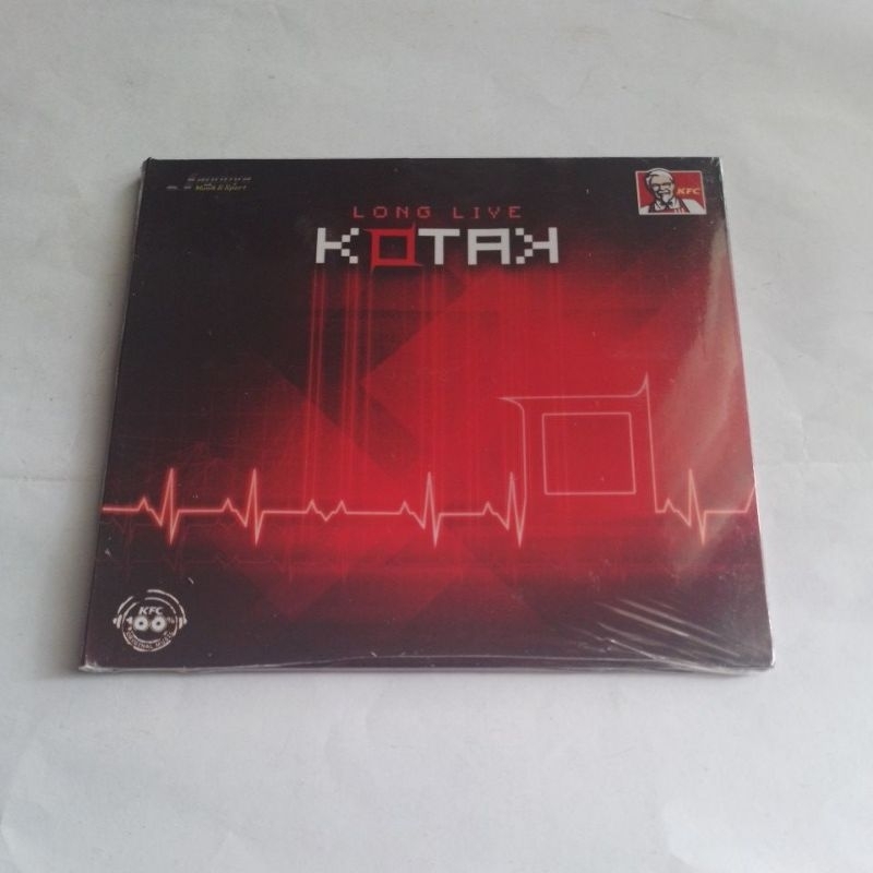kaset cd audio lagu long live kotak  (baru)