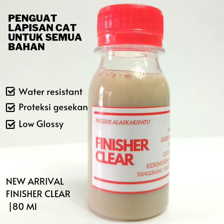 

KODE B4E2 Finisher clear acrylic untuk lapisan cat sepatu semua warna