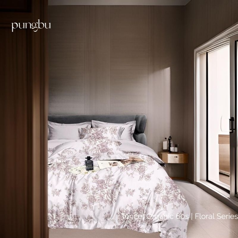 Pungbu - Bed Sheet Set Tencel Luxury Premium 100s Single - Extra King | Sprei Tencel 100s import