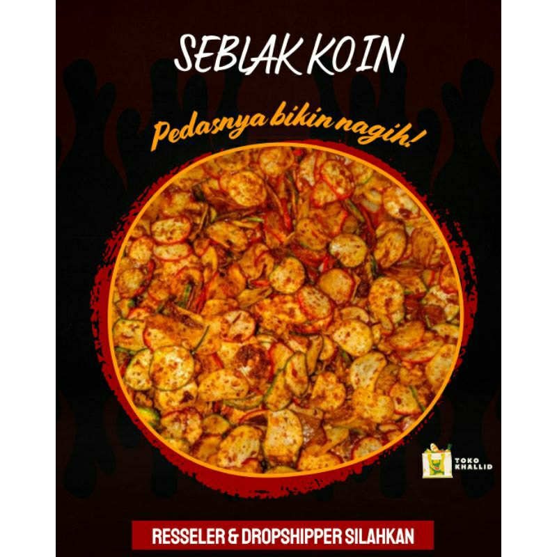 

Kripik Seblak Koin / Seblak Koin Pedas Daun Jeruk Murah 500g