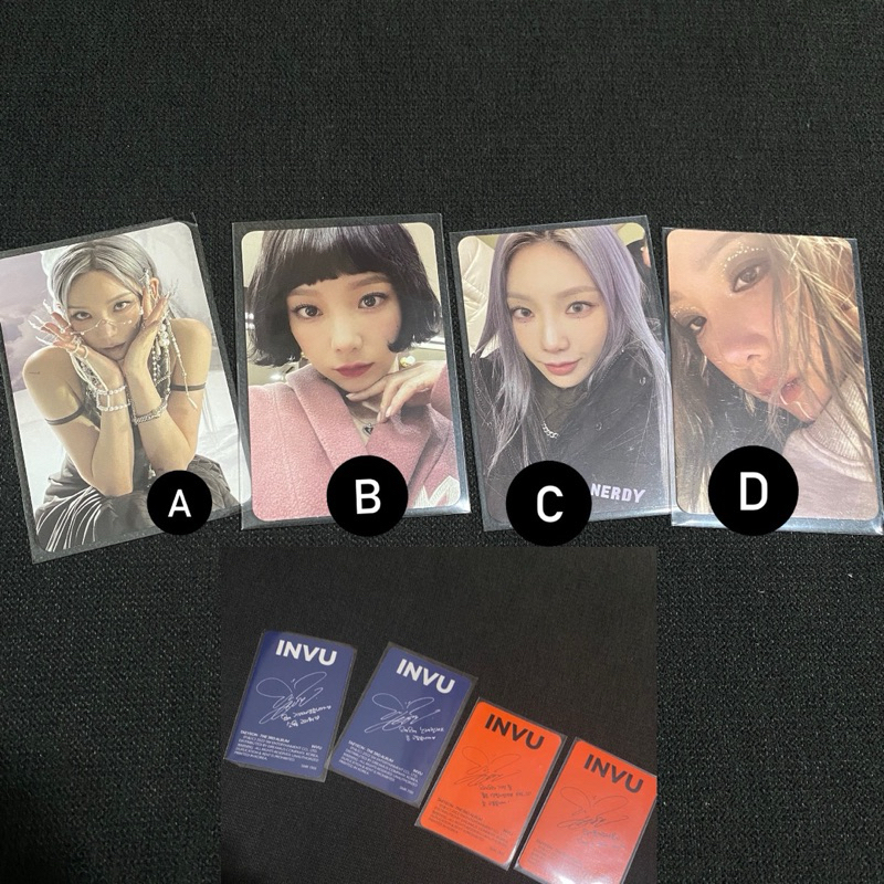 TAEYEON : PC PHOTOCARD TAEYEON INVU