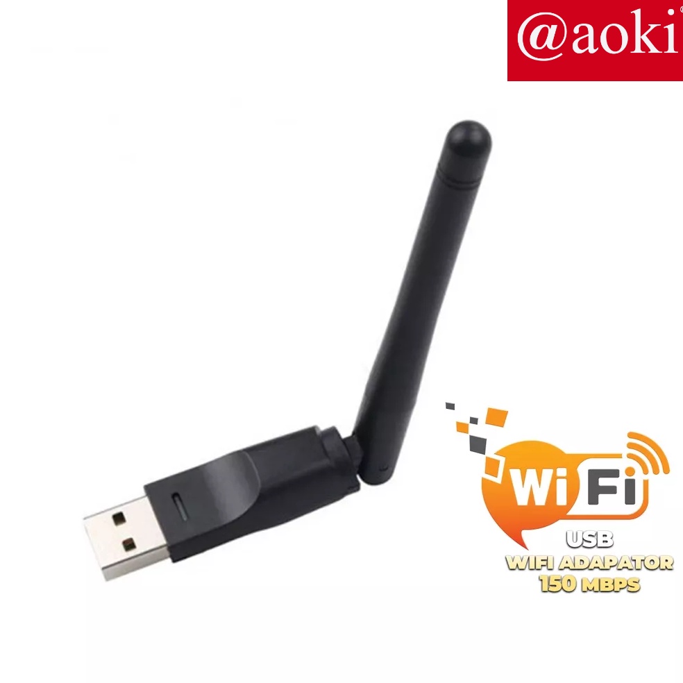AOKI USB Wifi Set Top Box MT761 Dongle STB Adapter Antena Wifi PC Laptop b Z7T6
