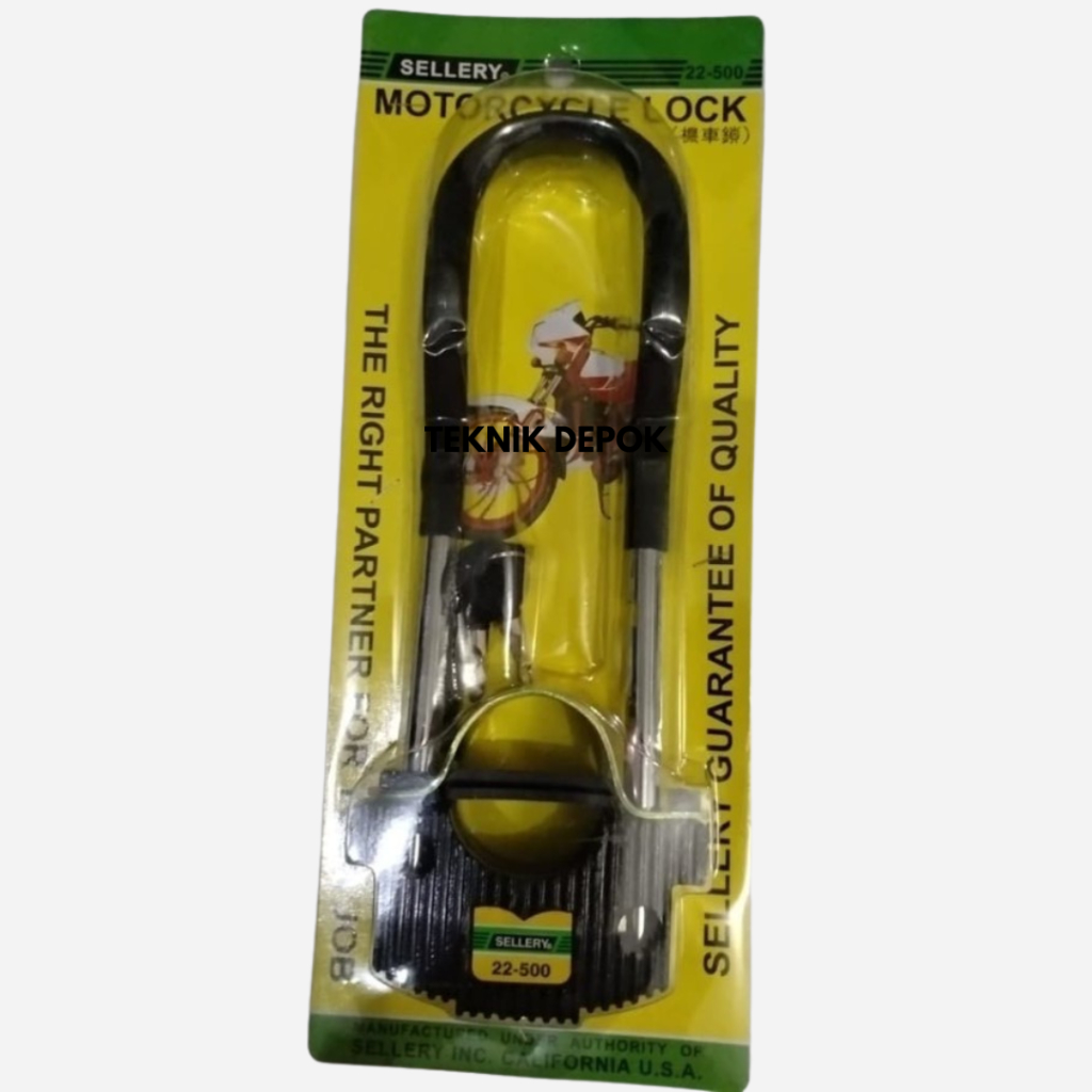 Motorcycle Lock Kunci Cakram Besar Sepeda Motor Konci Penahan Rem Disk Roda  Gembok Piringan Ban Ant